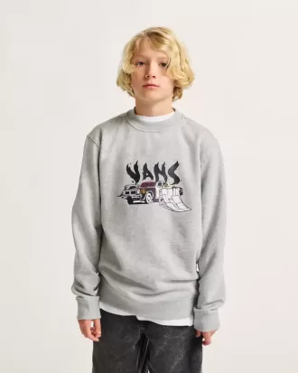 Sudadera holgada con cuello redondo para niños Copout