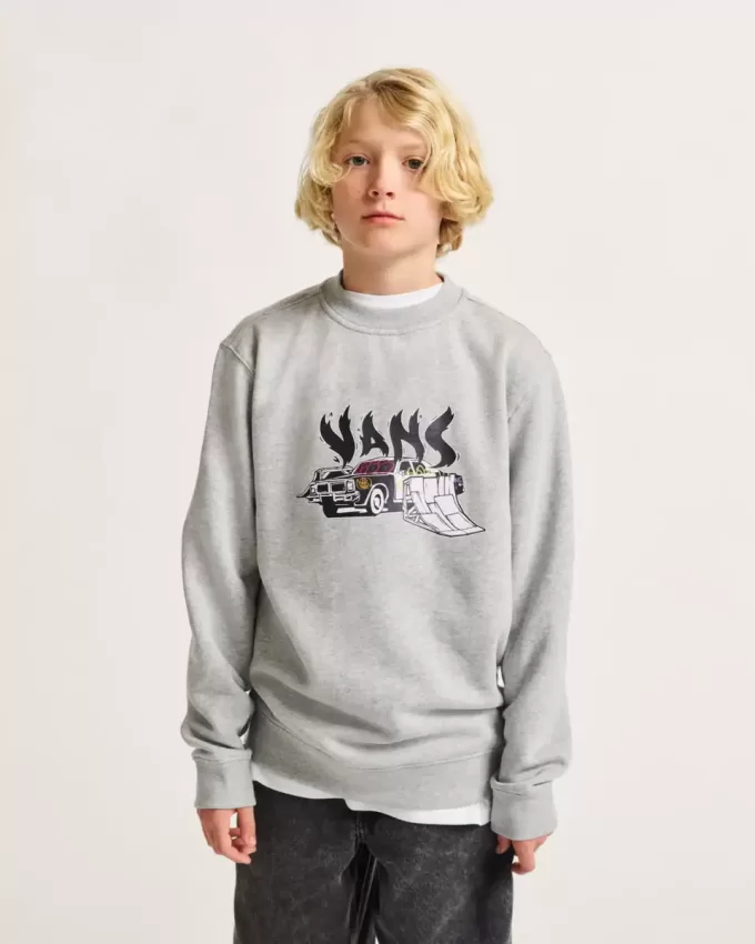 Sudadera holgada con cuello redondo para niños Copout