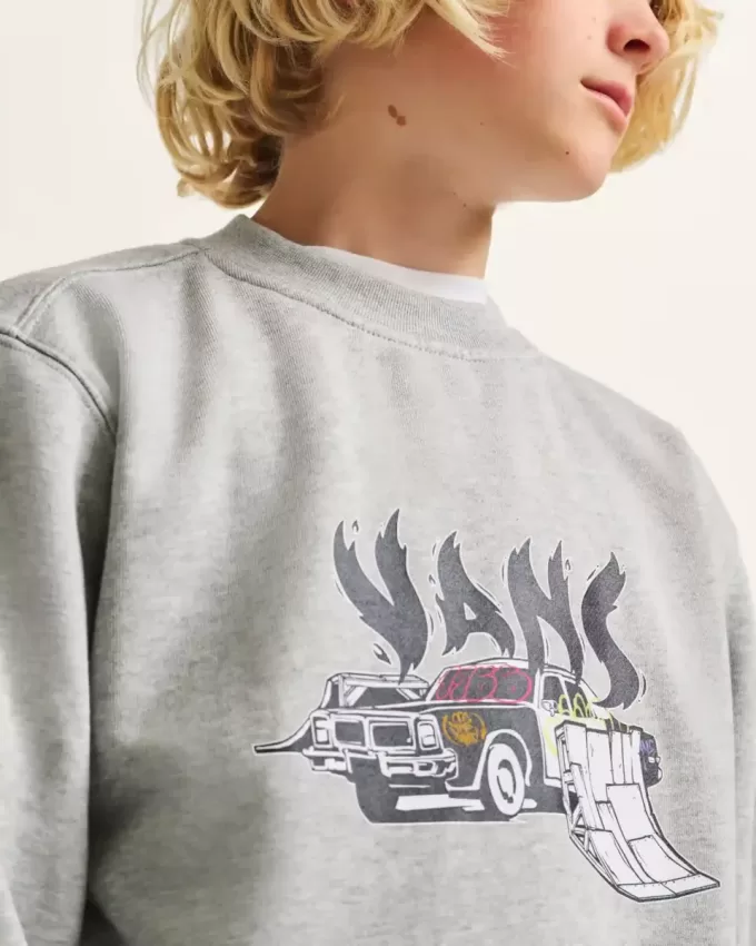 Sudadera holgada con cuello redondo para niños Copout