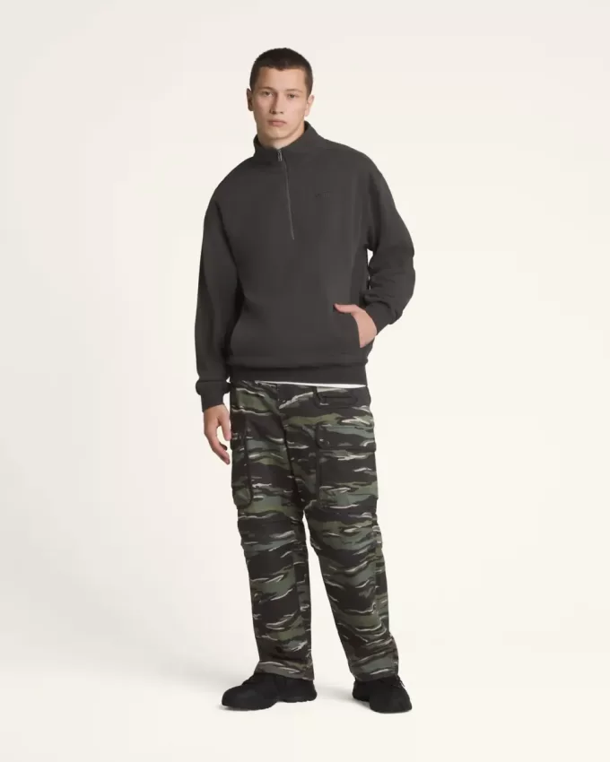 Sudadera premium con media cremallera Sudadera premium con media cremallera