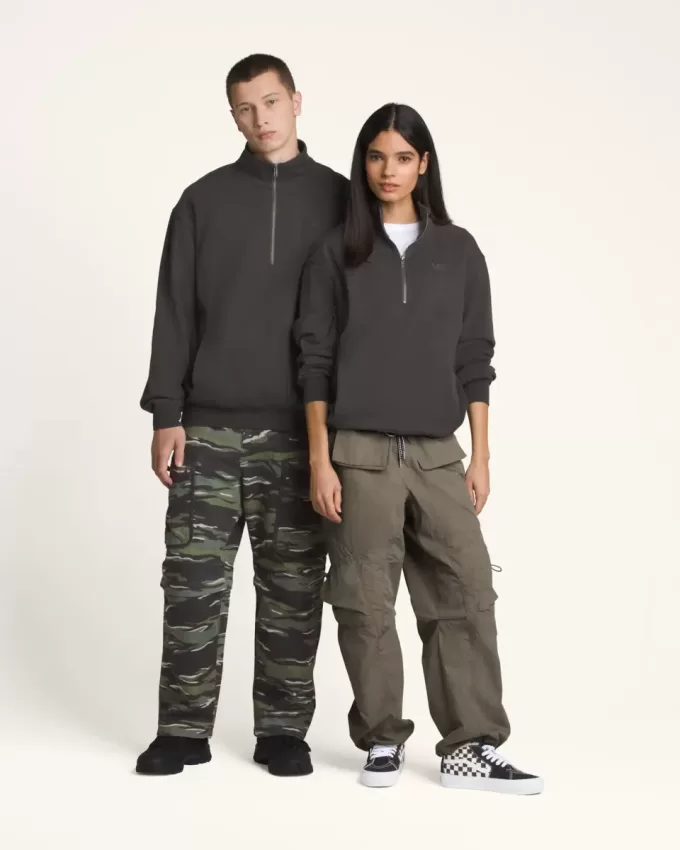 Sudadera premium con media cremallera Sudadera premium con media cremallera