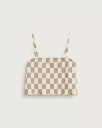 Top de tirantes con estampado de cuadros de Wren