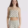 Top de tirantes con estampado de cuadros de Wren