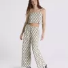 Top de tirantes con estampado de cuadros de Wren