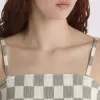 Top de tirantes con estampado de cuadros de Wren