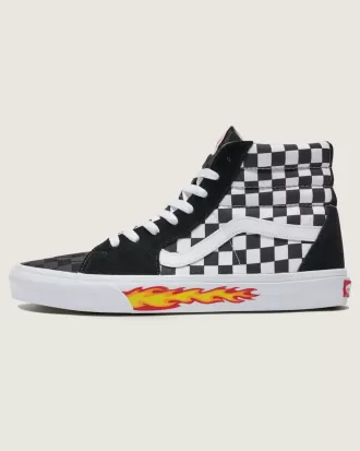 Zapatilla Customs Sk8-Hi Checkerboard