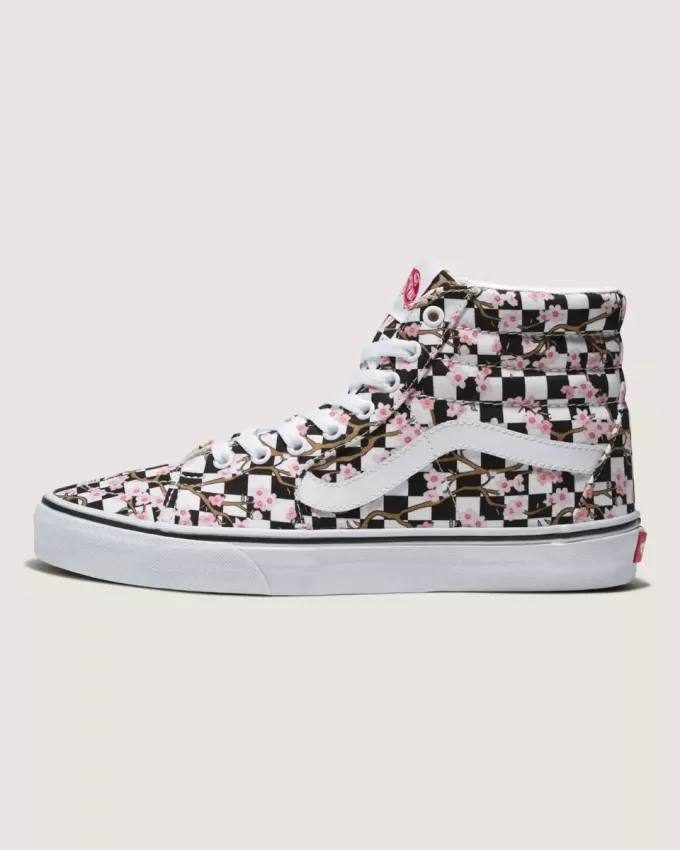 Zapatilla Customs Sk8-Hi Checkerboard