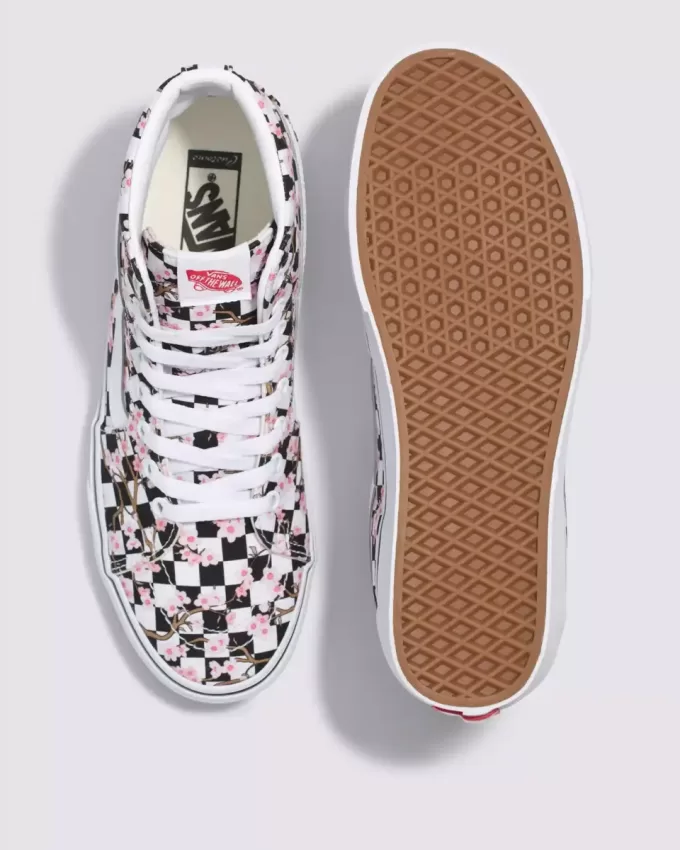 Zapatilla Customs Sk8-Hi Checkerboard