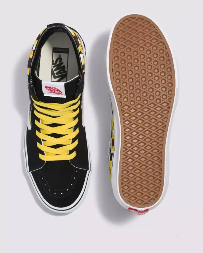 Zapatilla Customs Sk8-Hi Checkerboard
