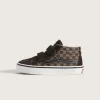 Zapatillas de cuadros Sk8-Mid V para niños pequeños