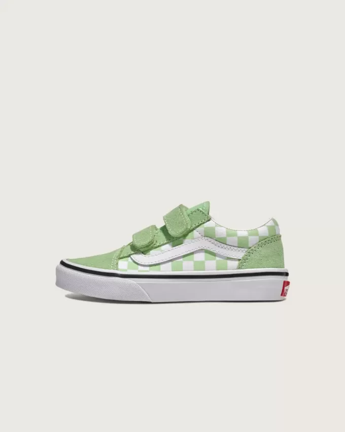Zapatillas Old Skool V Checkerboard para niños pequeños