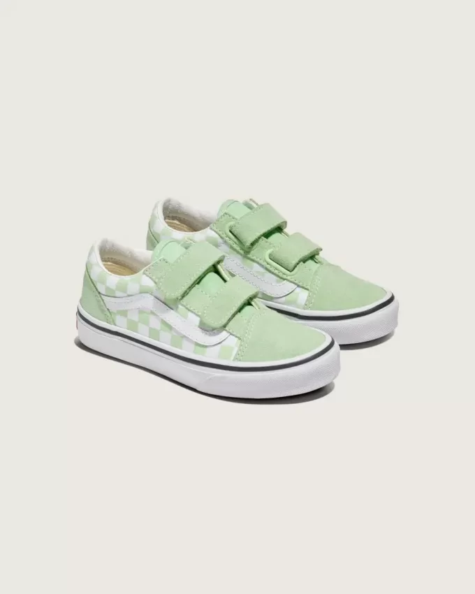 Zapatillas Old Skool V Checkerboard para niños pequeños