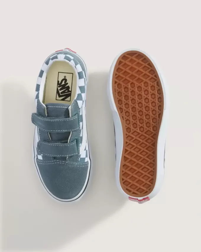 Zapatillas Old Skool V Checkerboard para niños pequeños