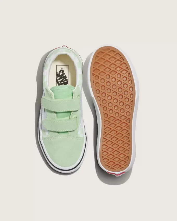 Zapatillas Old Skool V Checkerboard para niños pequeños