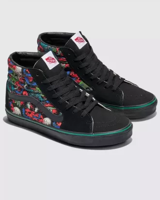 Zapato de Halloween ancho Customs Sk8-Hi