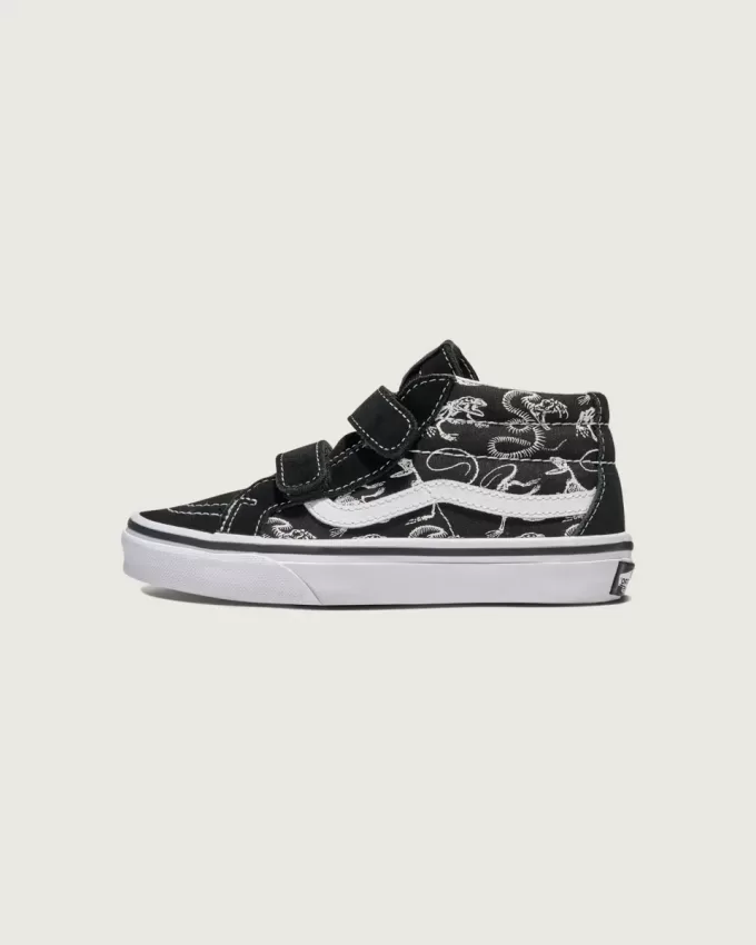 Zapatillas Sk8-Mid Reissue V Skeleton para niños pequeños