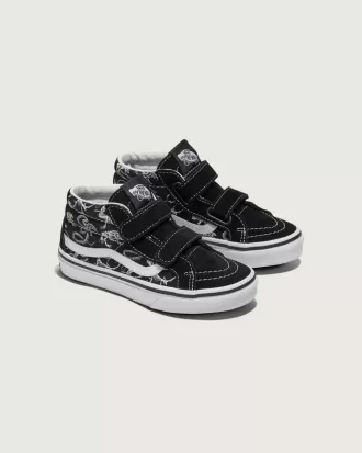 Zapatillas Sk8-Mid Reissue V Skeleton para niños pequeños