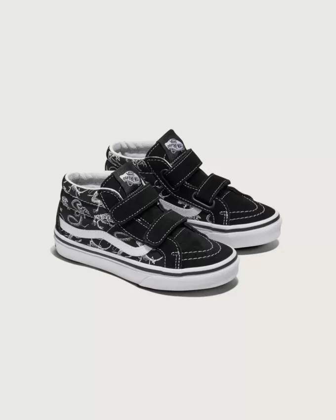 Zapatillas Sk8-Mid Reissue V Skeleton para niños pequeños