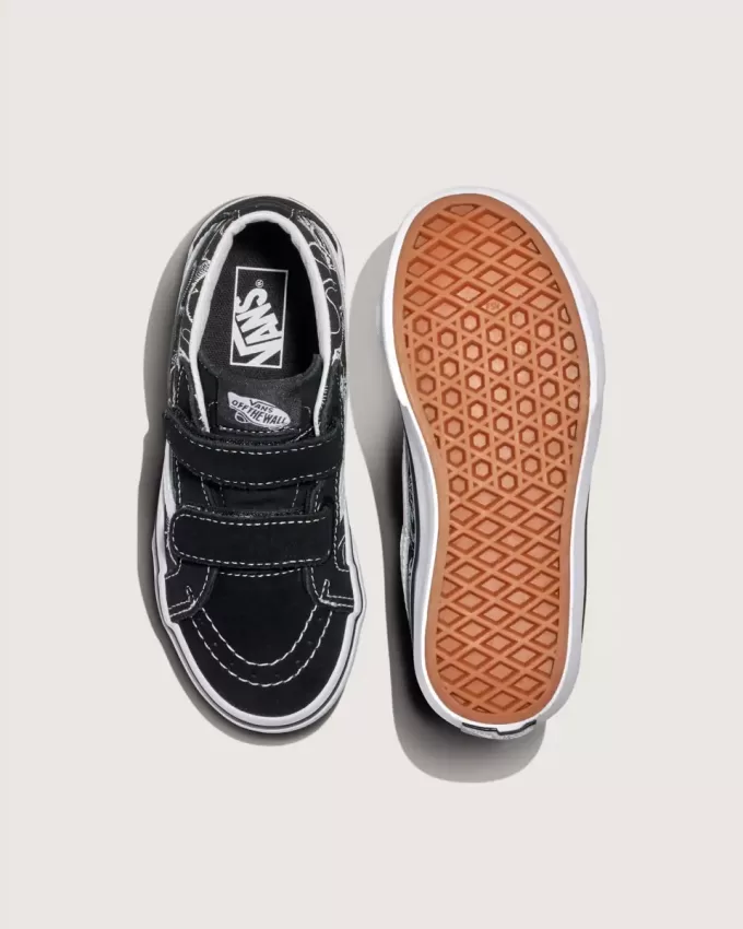 Zapatillas Sk8-Mid Reissue V Skeleton para niños pequeños