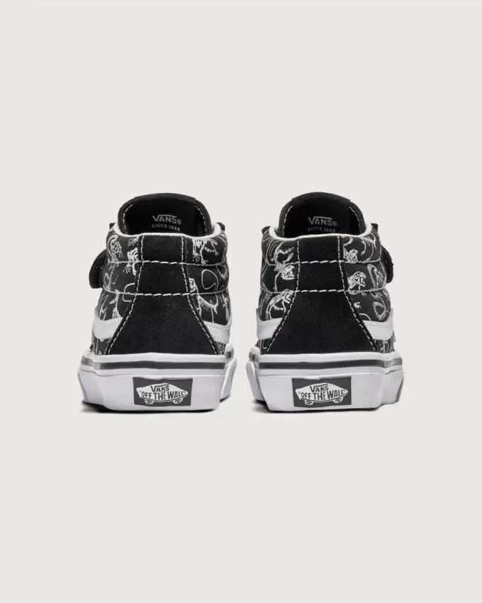 Zapatillas Sk8-Mid Reissue V Skeleton para niños pequeños