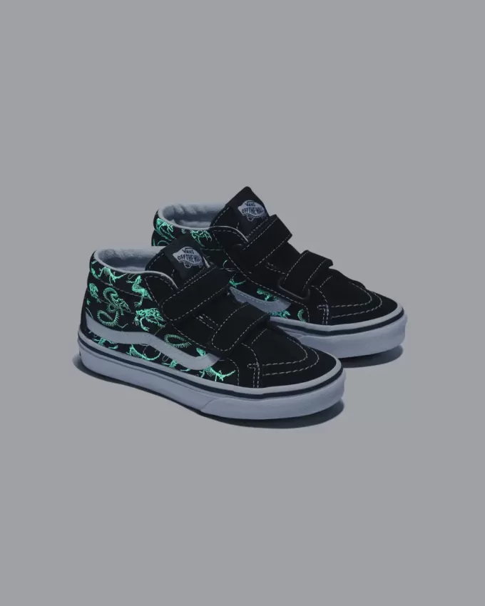 Zapatillas Sk8-Mid Reissue V Skeleton para niños pequeños