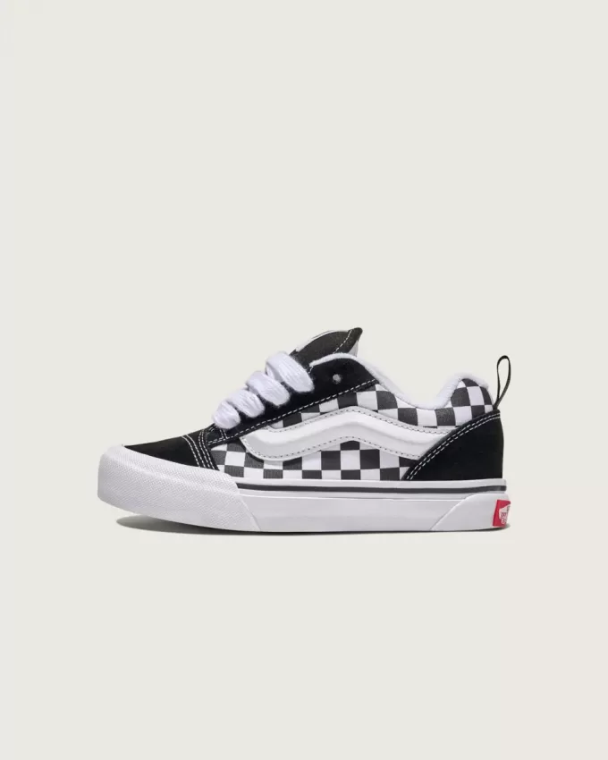 Zapato a cuadros Knu Skool para niños grandes