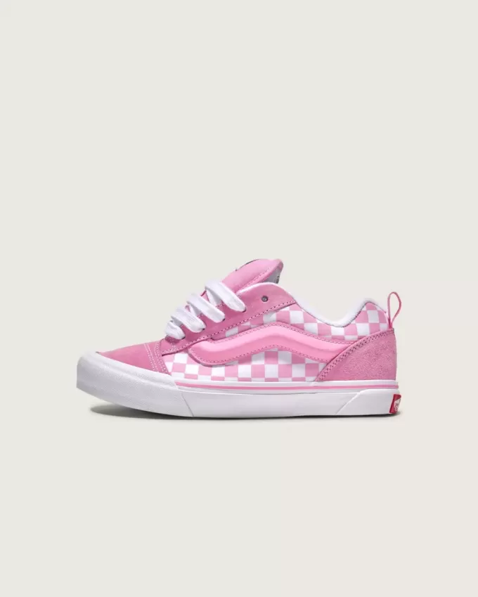 Zapato a cuadros Knu Skool para niños pequeños