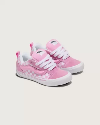 Zapato a cuadros Knu Skool para niños pequeños