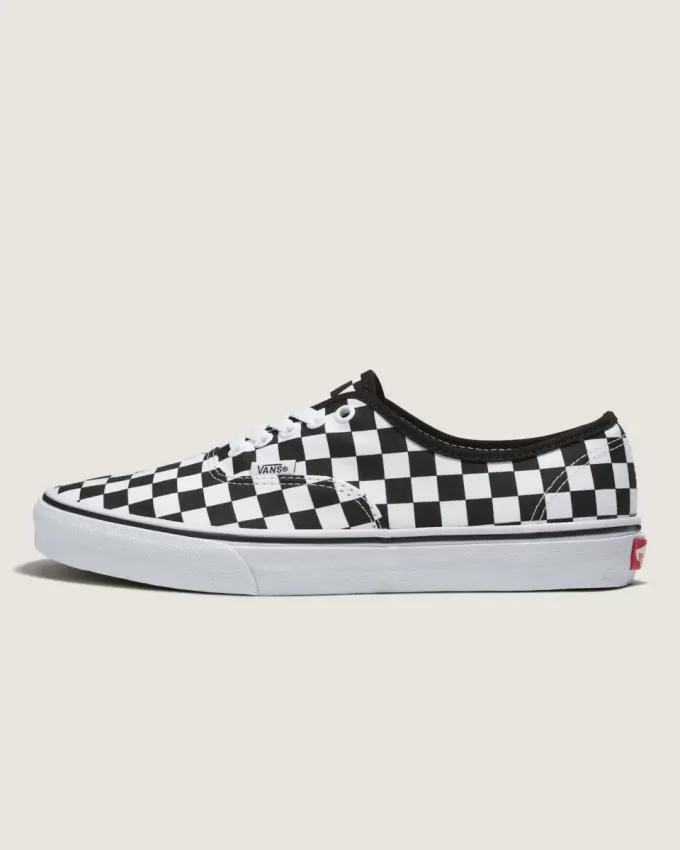 Zapato ancho con diseño de cuadros auténticos de Customs