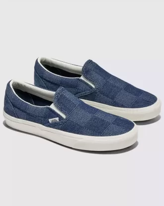 Zapato clásico de mezclilla sin cordones