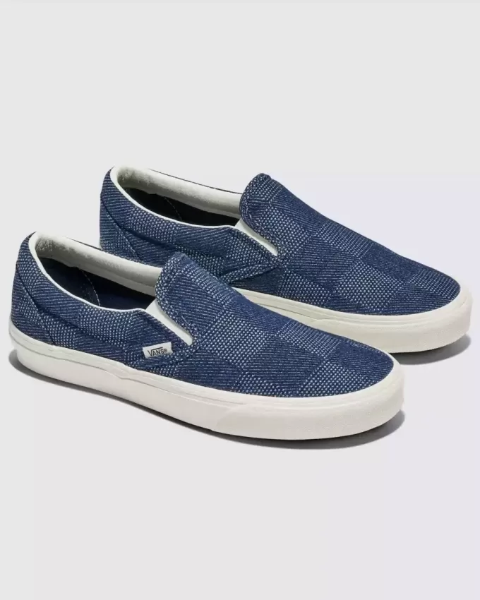 Zapato clásico de mezclilla sin cordones