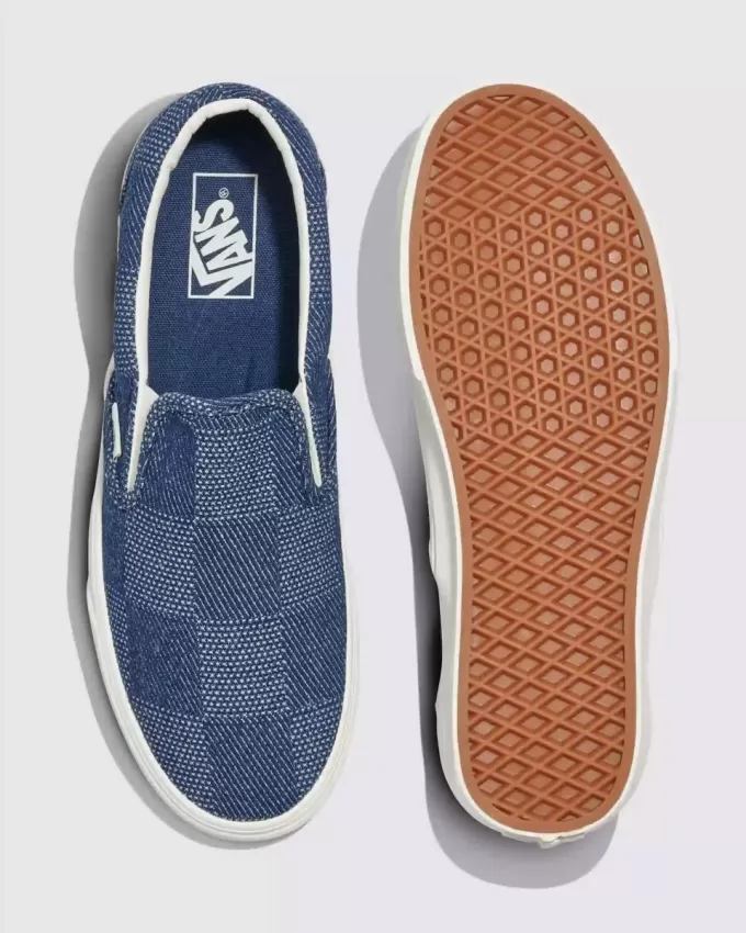 Zapato clásico de mezclilla sin cordones