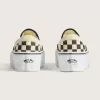 Zapato clásico de plataforma con diseño de cuadros y sin cordones