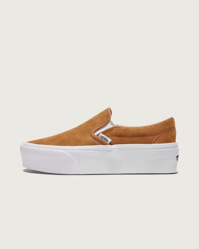 Zapato clásico de plataforma sin cordones