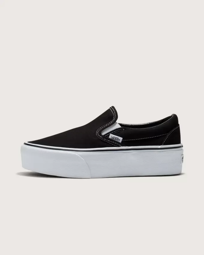 Zapato clásico de plataforma sin cordones