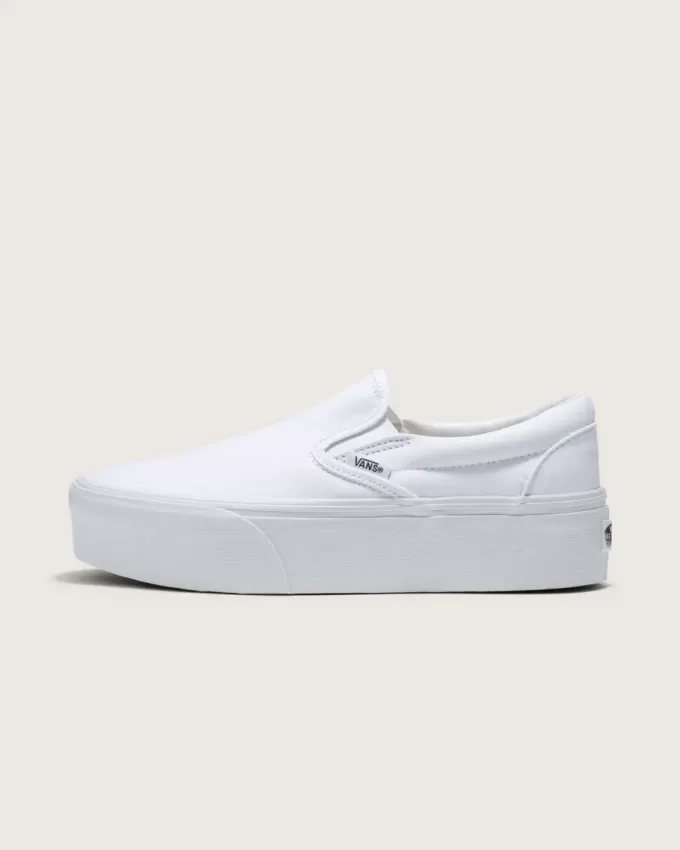Zapato clásico de plataforma sin cordones