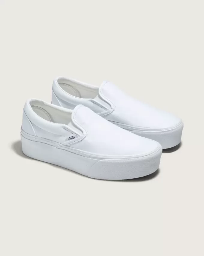 Zapato clásico de plataforma sin cordones