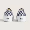 Zapato clásico de plataforma sin cordones con diseño de cuadros