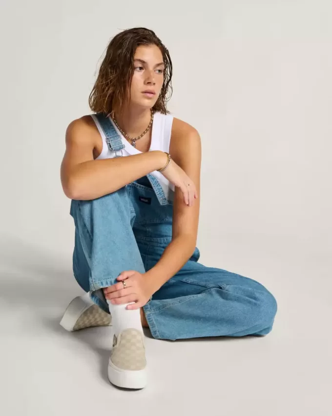 Zapato clásico de plataforma sin cordones con diseño de cuadros
