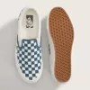 Zapato clásico premium sin cordones con diseño de cuadros