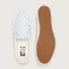 Zapato clásico premium sin cordones con diseño de cuadros