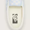 Zapato clásico premium sin cordones con diseño de cuadros