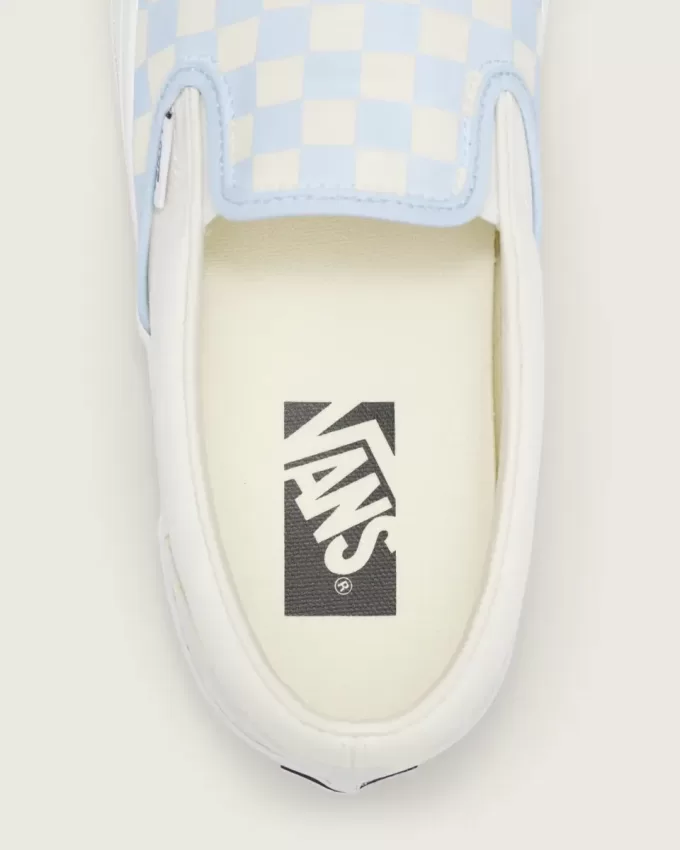 Zapato clásico premium sin cordones con diseño de cuadros