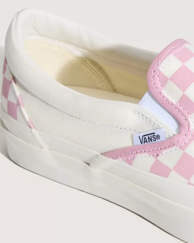 Zapato clásico premium sin cordones con diseño de cuadros