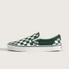 Zapato clásico sin cordones con diseño de cuadros