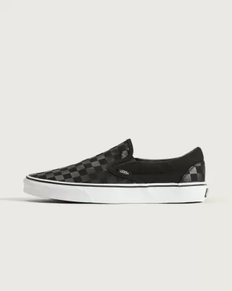 Zapato clásico sin cordones con diseño de cuadros