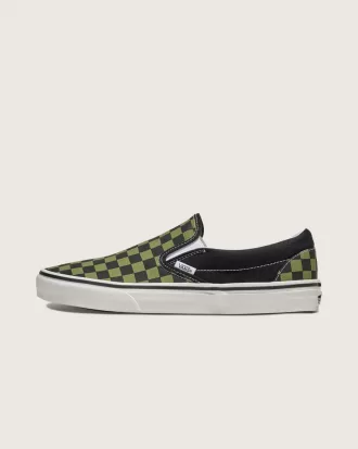 Zapato clásico sin cordones con diseño de cuadros