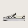 Zapato clásico sin cordones con diseño de cuadros