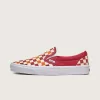 Zapato clásico sin cordones con diseño de cuadros