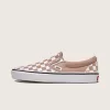 Zapato clásico sin cordones con diseño de cuadros